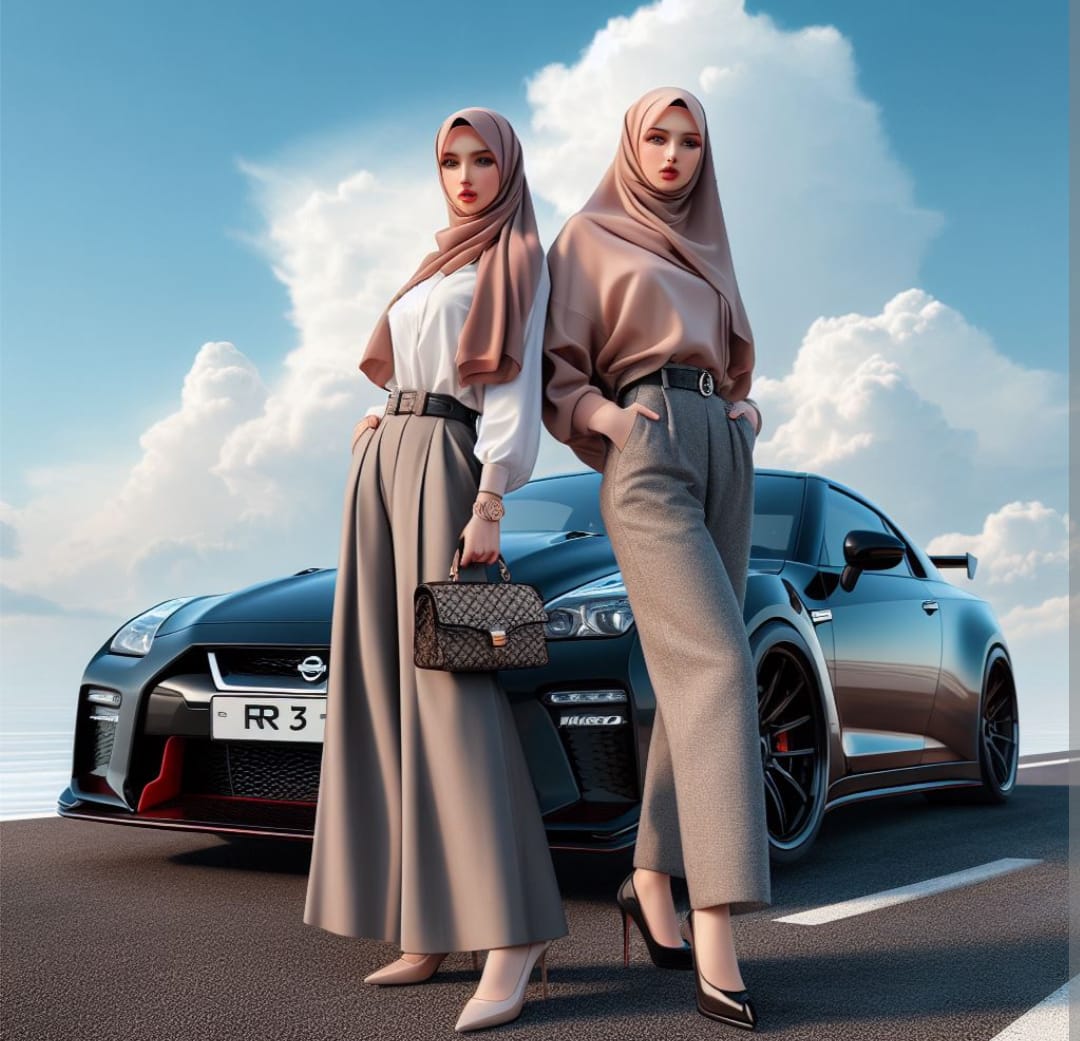 gaya busana ootd