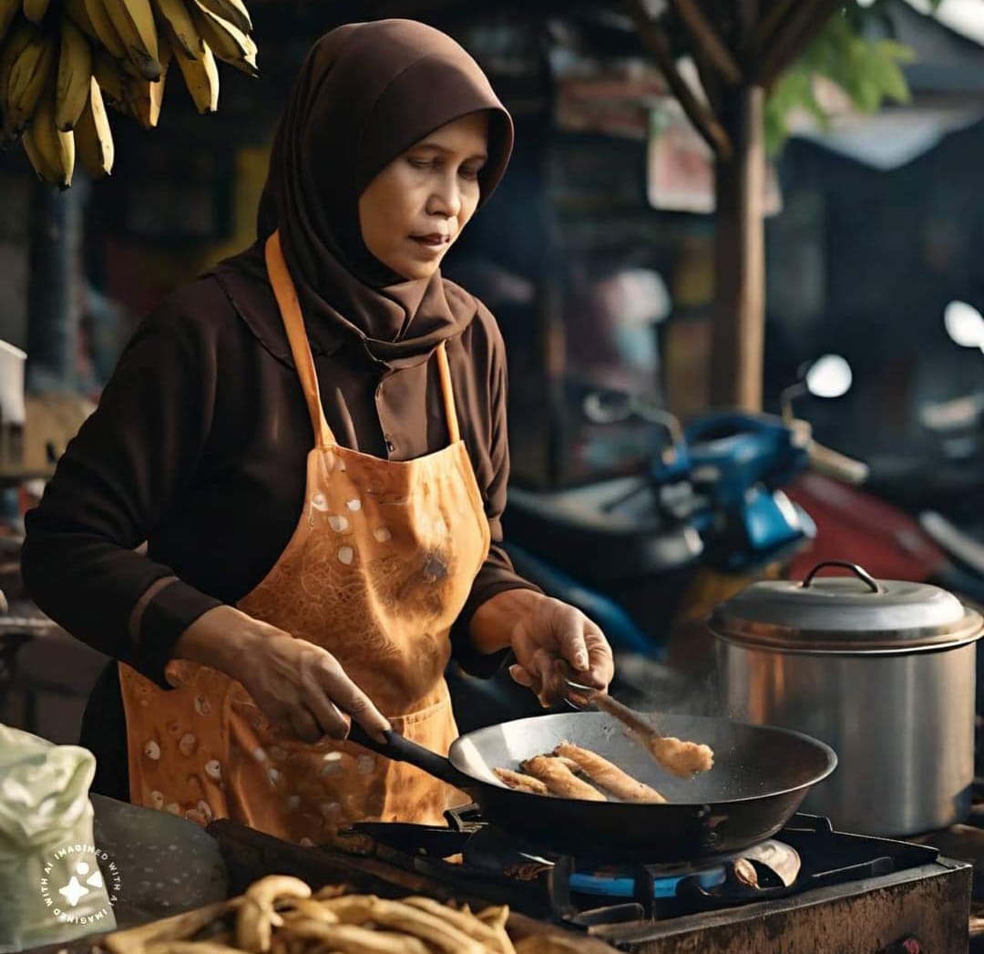 kelezatan pisang goreng