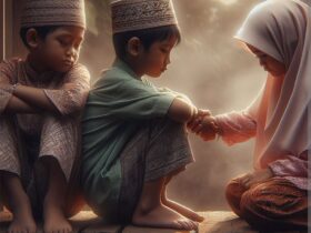 kesedihan anak yatim